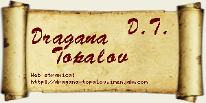 Dragana Topalov vizit kartica